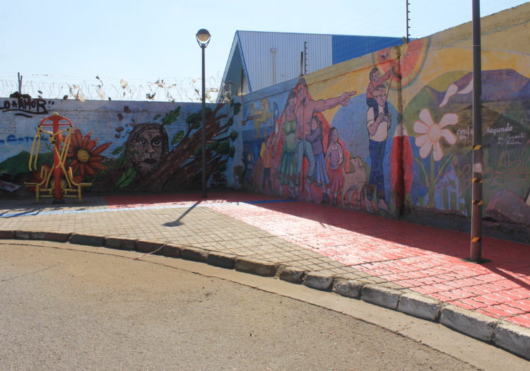 Foto mural obra terminada