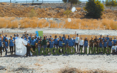 Limpieza en el río Mapocho junto a voluntarios por el océano