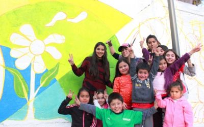 Cientos de vecinos disfrutaron de Jornada Muralista en Cerro Navia